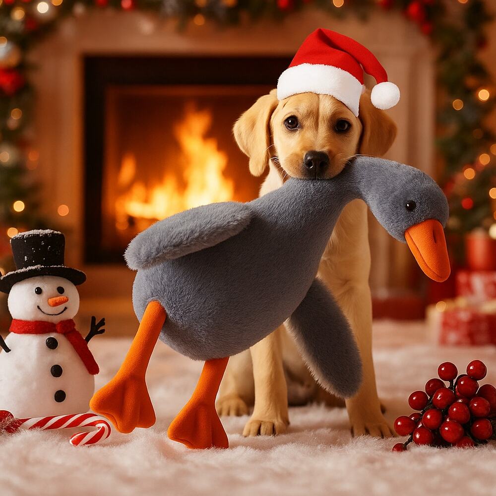 50 CM Medium Size Plush Soft Duck Dog, Pet companion Toy, Stuffed Animal